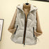 Women's Down Cotton Vest Short Slim Waistcoat - ROUTINE FASHION